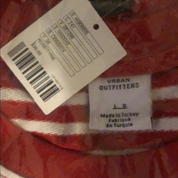 Urban Outfitters Crepe Striped Tee - Picture 7 of 8